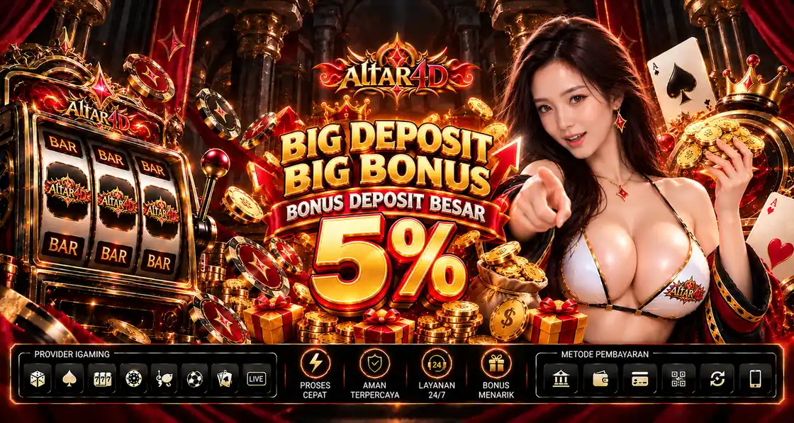 BONUS DEPOSIT BESAR 5%